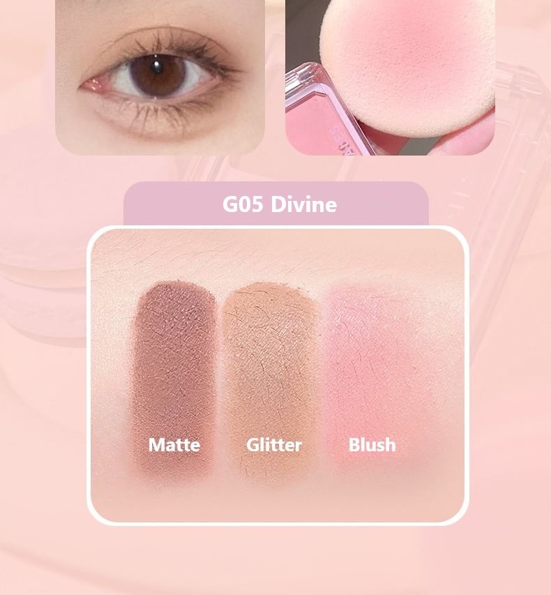 GOGO TALES - Mini Eyeshadow Palette - G05, #G05 Divine - 4g, 38 g, 6955416236205