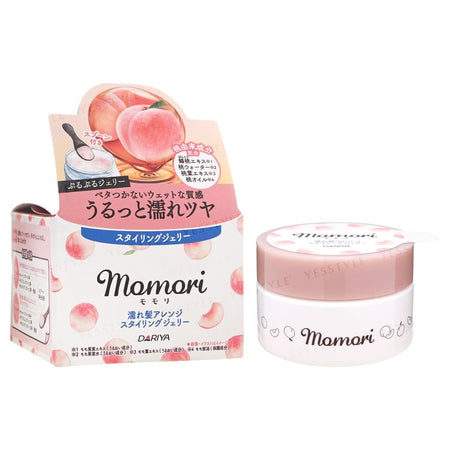 DARIYA - Momori Peach Wet Hair Styling Jelly, 100g, 166 g, 4904651186945