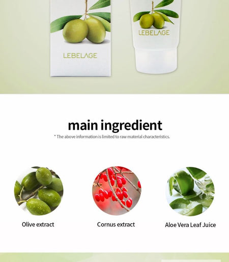LEBELAGE - Daily Moisturizing Olive Hand & Foot Cream Set, 2 pcs, 240 g, 8809035145265