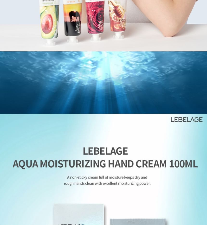 LEBELAGE - Aqua Moisturizing Hand Cream, 100ml, 122 g, 8809035142073