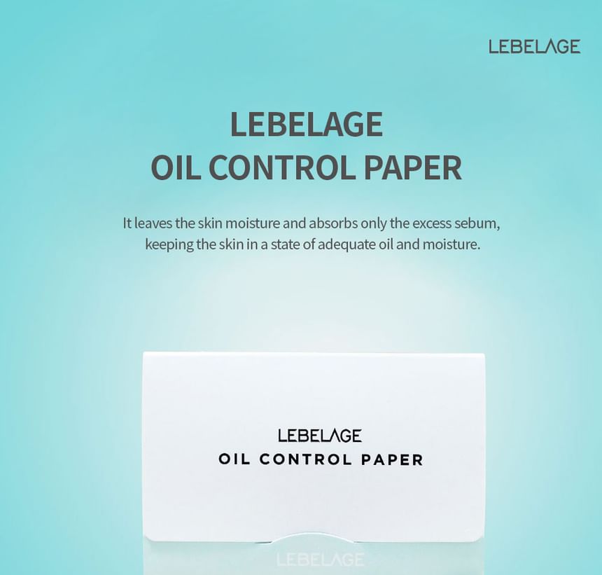LEBELAGE - Oil Control Paper, 50 sheets, 12 g, 8809400120170