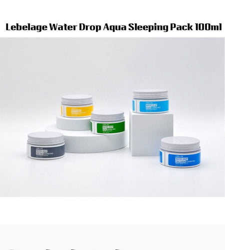 LEBELAGE - Water Drop Aqua Sleeping Pack, 100ml, 159 g, 8809679093724