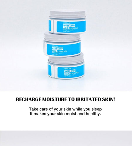 LEBELAGE - Water Drop Aqua Sleeping Pack, 100ml, 159 g, 8809679093724