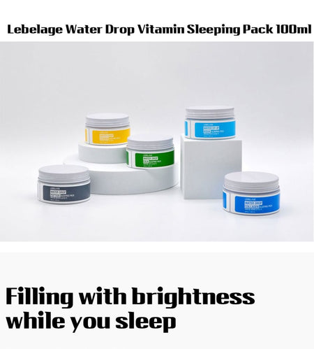 LEBELAGE - Water Drop Vitamin Sleeping Pack, 100ml, 146 g, 8809679093748