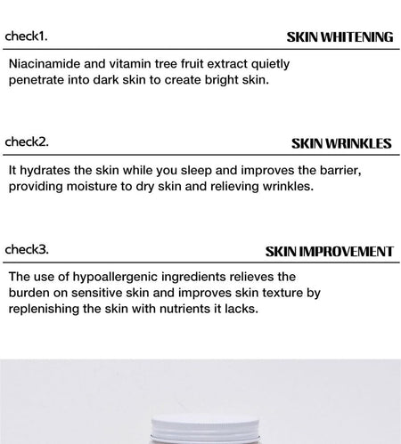 LEBELAGE - Water Drop Vitamin Sleeping Pack, 100ml, 146 g, 8809679093748