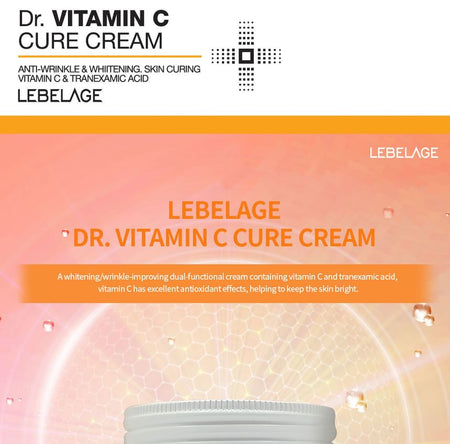 LEBELAGE - Dr. Vitamin C Cure Cream, 70ml, 207 g, 8809445616041