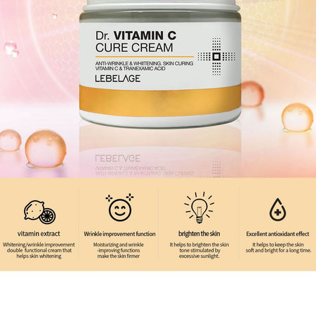 LEBELAGE - Dr. Vitamin C Cure Cream, 70ml, 207 g, 8809445616041