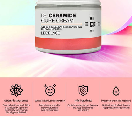 LEBELAGE - Dr. Ceramide Cure Cream, 70ml, 207 g, 8809445616058