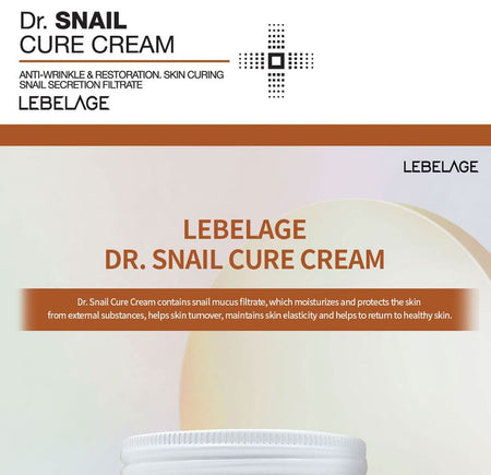 LEBELAGE - Dr. Snail Cure Cream, 70ml, 207 g, 8809445616065