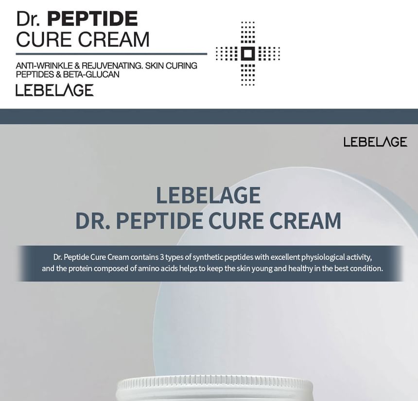 LEBELAGE - Dr. Peptide Cure Cream, 70ml, 207 g, 8809445616003