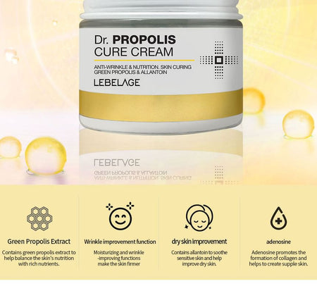 LEBELAGE - Dr. Propolis Cure Cream, 70ml, 207 g, 8809445616010