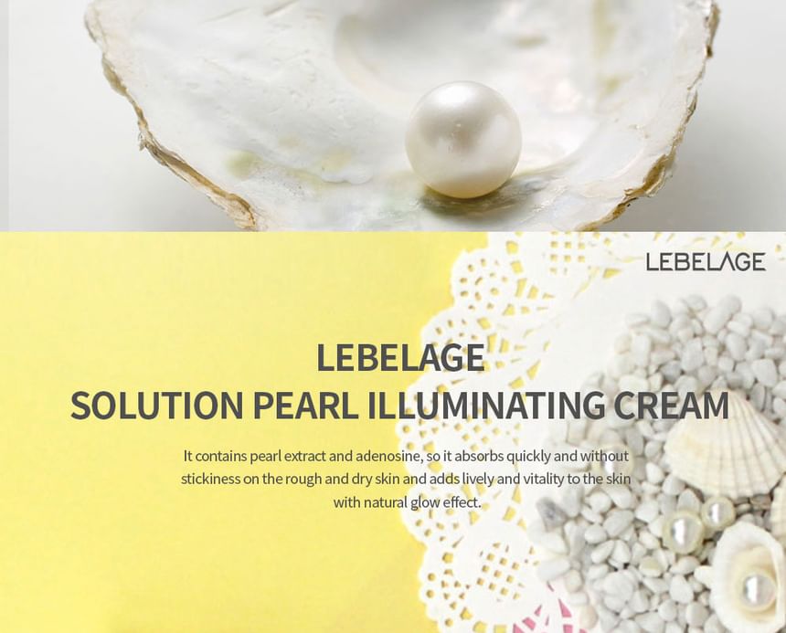 LEBELAGE - Solution Pearl Illuminating Cream, 50ml, 73 g, 8809446654110