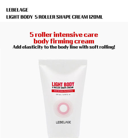 LEBELAGE - Light Body 5 Roller Shape Cream, 120ml, 245 g, 8809445611862
