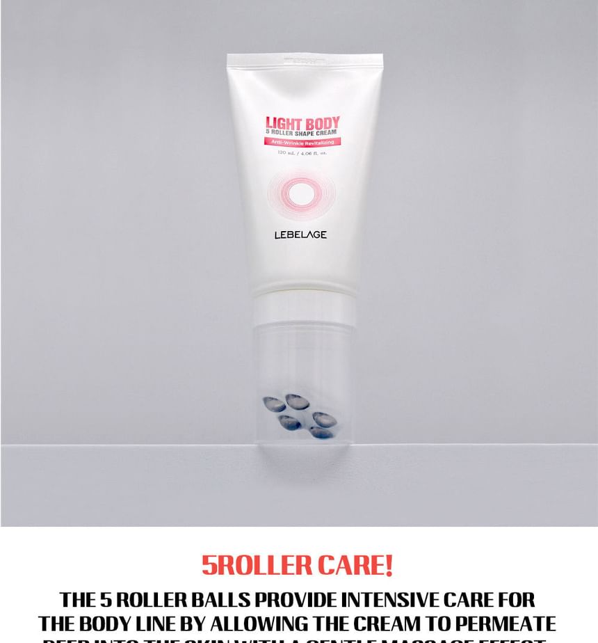 LEBELAGE - Light Body 5 Roller Shape Cream, 120ml, 245 g, 8809445611862