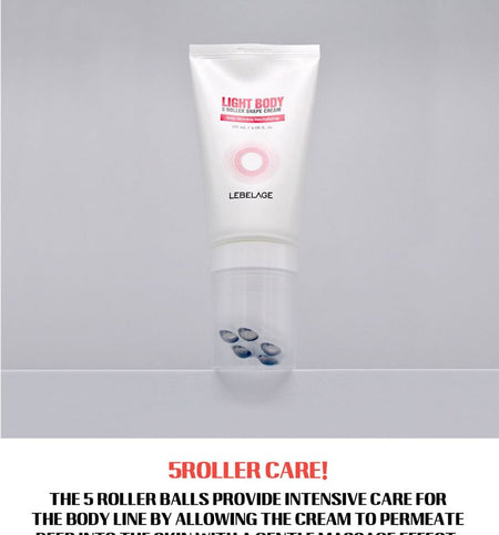 LEBELAGE - Light Body 5 Roller Shape Cream, 120ml, 245 g, 8809445611862