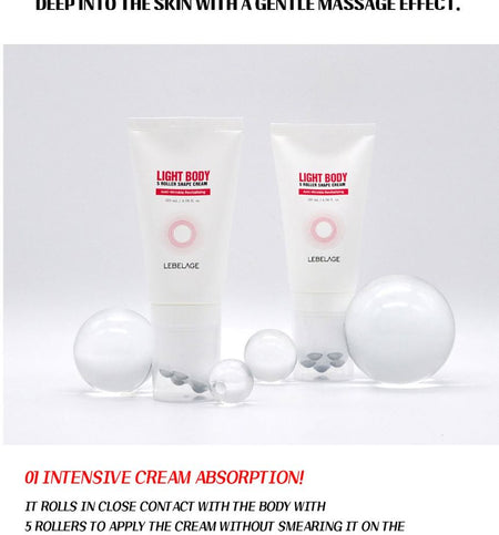 LEBELAGE - Light Body 5 Roller Shape Cream, 120ml, 245 g, 8809445611862
