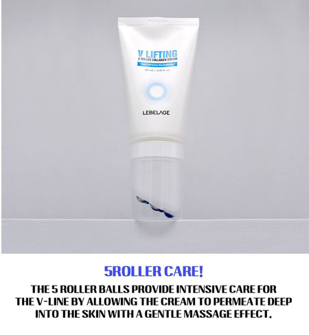 LEBELAGE - V Lifting 5 Roller Collagen Cream, 120ml, 245 g, 8809445611855