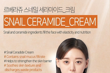 LEBELAGE - Snail Ceramide Cream, 100ml, 233 g, 8809589393068