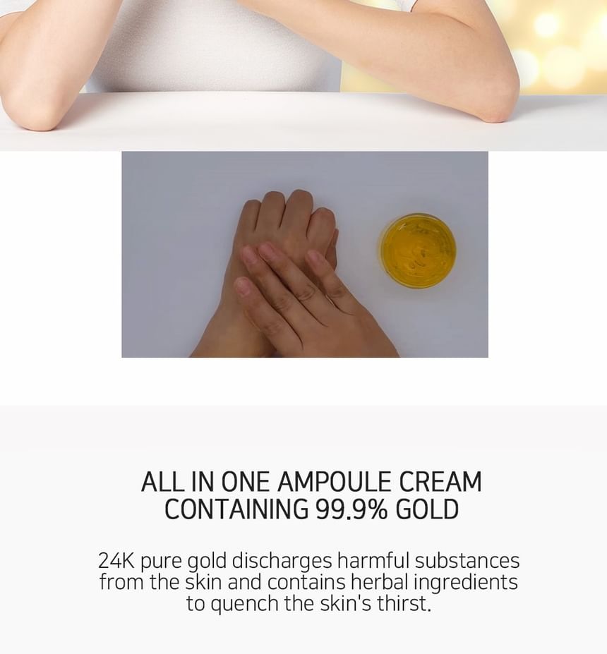 LEBELAGE - Heeyul Premium 24K Gold Ampoule Cream, 70ml, 210 g, 8809446653021