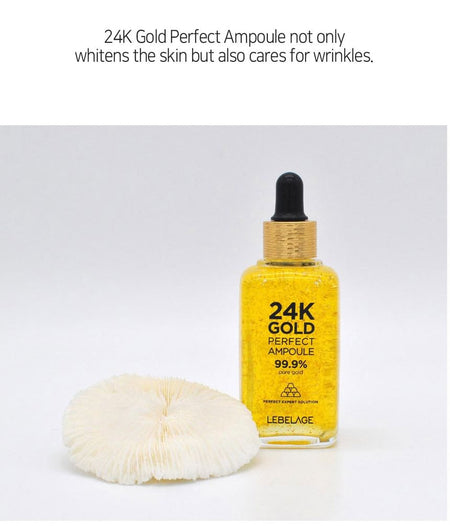 LEBELAGE - 24K Gold Perfect Ampoule, 50g, 210 g, 8809469777353