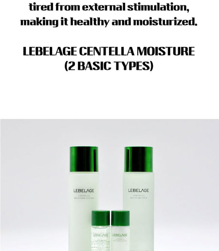 LEBELAGE - Centella Moisture 2 Set, 4 pcs, 970 g, 8809679094172
