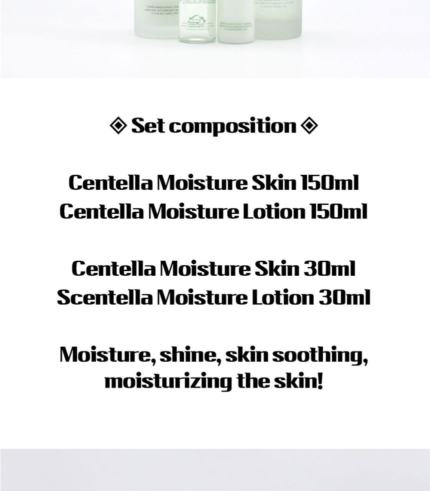 LEBELAGE - Centella Moisture 2 Set, 4 pcs, 970 g, 8809679094172