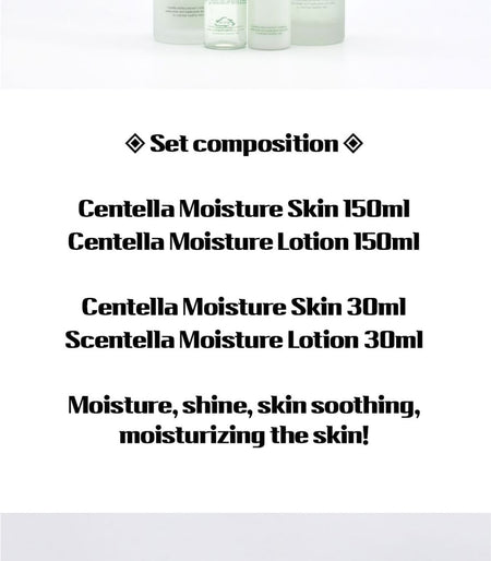 LEBELAGE - Centella Moisture 2 Set, 4 pcs, 970 g, 8809679094172