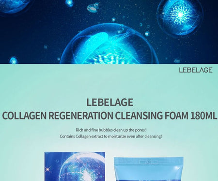 LEBELAGE - Collagen Regeneration Cleansing Foam, 180ml, 220 g, 8809679092598