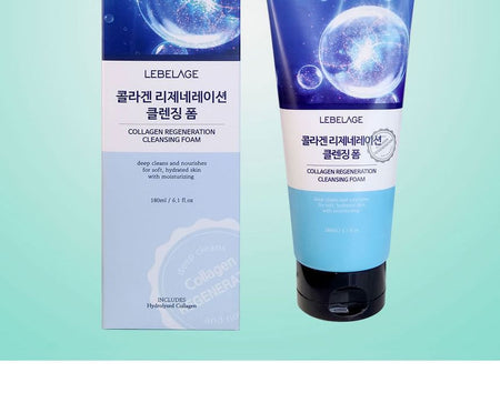 LEBELAGE - Collagen Regeneration Cleansing Foam, 180ml, 220 g, 8809679092598