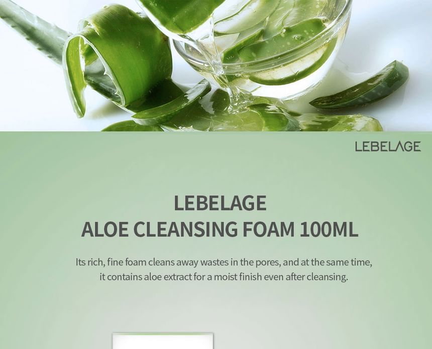 LEBELAGE - Aloe Cleansing Foam, 100ml, 120 g, 8809679092550