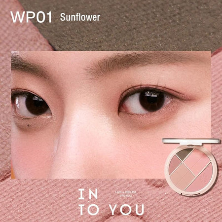 INTO YOU - Limited Edition Makeup Palette - Sunflower, #WP01 Sunflower - 12g, 107 g, 6973391735322