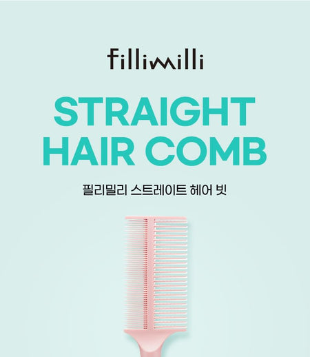 fillimilli - Straight Hair Comb, 1 pc, 40 g, 8809501070459