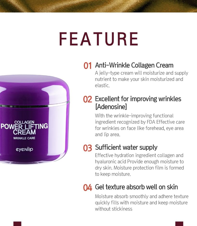 eyeNlip - Collagen Power Lifting Cream, 100ml, 250 g, 8809555252412