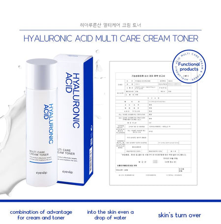 eyeNlip - Hyaluronic Acid Multi Care Cream & Toner, 200ml, 500 g, 8809555253723