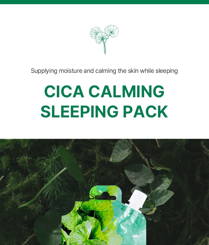 eyeNlip - Cica Calming Sleeping Pack Spout Pouch Set, 25g x 10 pcs, 600 g, 8809555253679