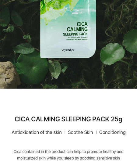 eyeNlip - Cica Calming Sleeping Pack Spout Pouch Set, 25g x 10 pcs, 600 g, 8809555253679