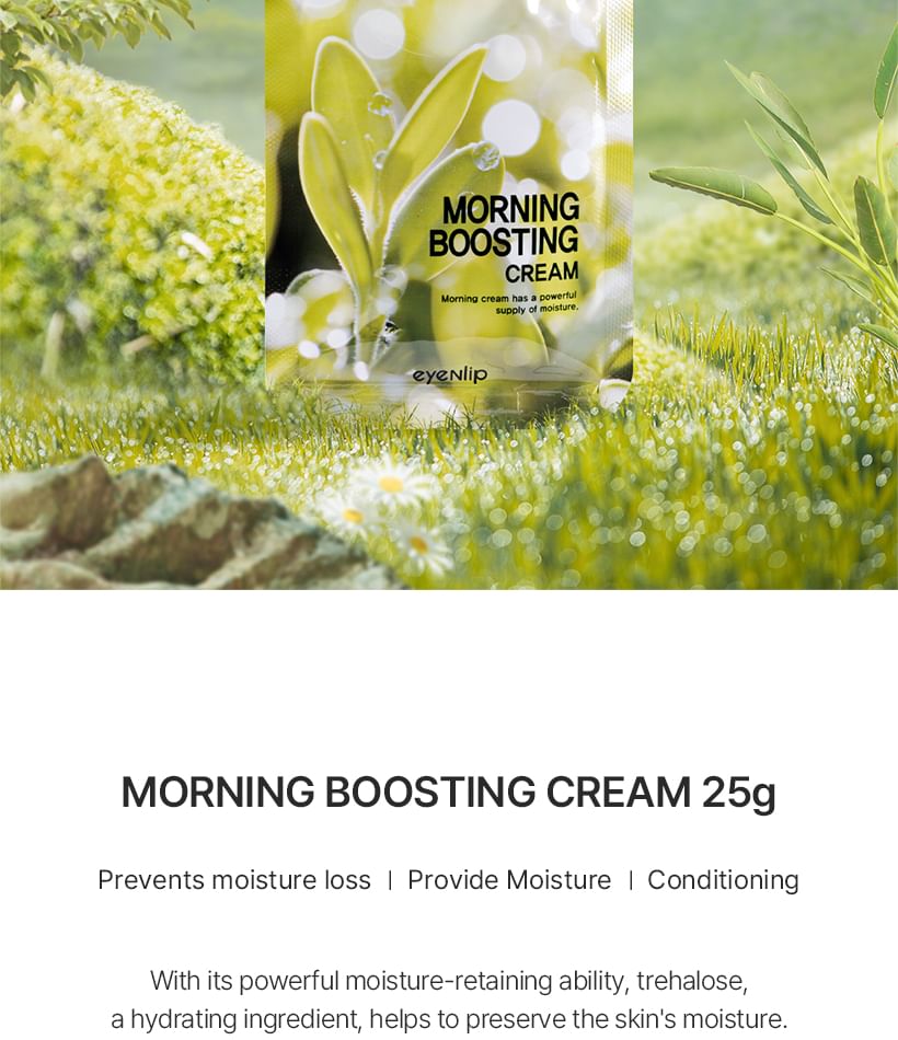 eyeNlip - Morning Boosting Cream Spout Pouch Set, 25g x 10 pcs, 600 g, 8809555253693