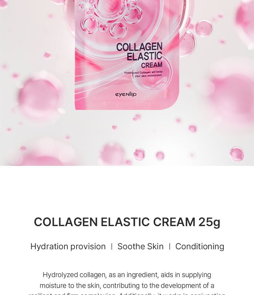 eyeNlip - Collagen Elastic Cream Spout Pouch Set, 25g x 10 pcs, 600 g, 8809555253709