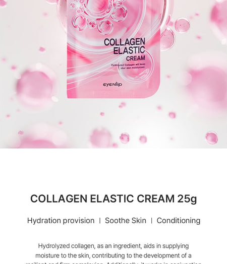 eyeNlip - Collagen Elastic Cream Spout Pouch Set, 25g x 10 pcs, 600 g, 8809555253709