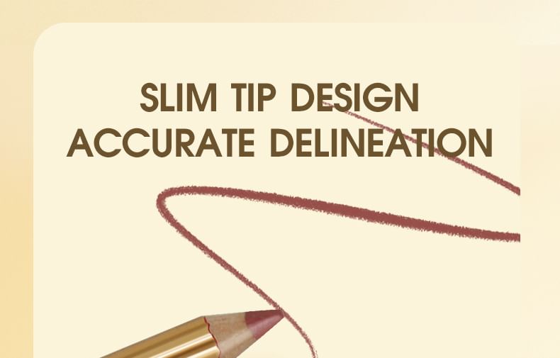 IMAGIC - 8 Colours Golden Silky Lip Liner Pencil Kit, 1 Box (8 Colours), 20 g, 6970855702968