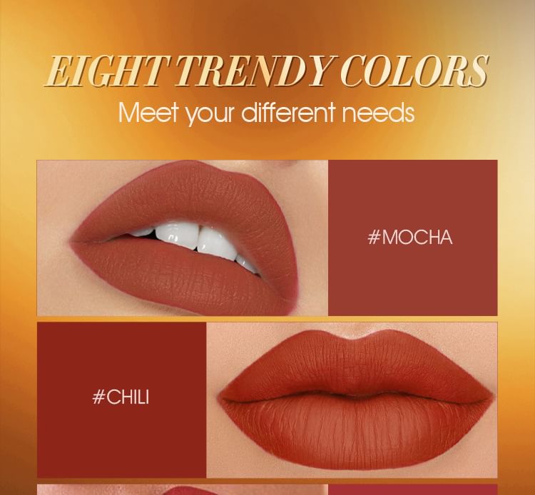 IMAGIC - 8 Colours Matte Lipstick Palette, 8 Colours Palette - 11.2g, 90 g, 6970855702708