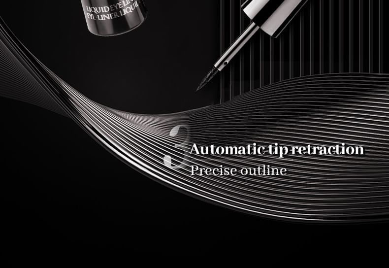 IMAGIC - Waterproof Liquid Eyeliner, Black - 2.5ml, 15 g, 6970855703057