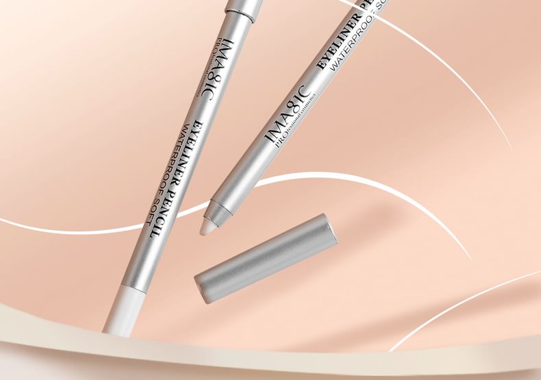IMAGIC - Waterproof Soft Eyeliner Pencil, White - 2g, 13 g, 6970855702302