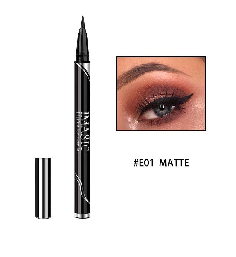 IMAGIC - Long Wear Liquid Eyeliner, #01 Matte (Black) - 0.8ml, 15 g, 6970855701640