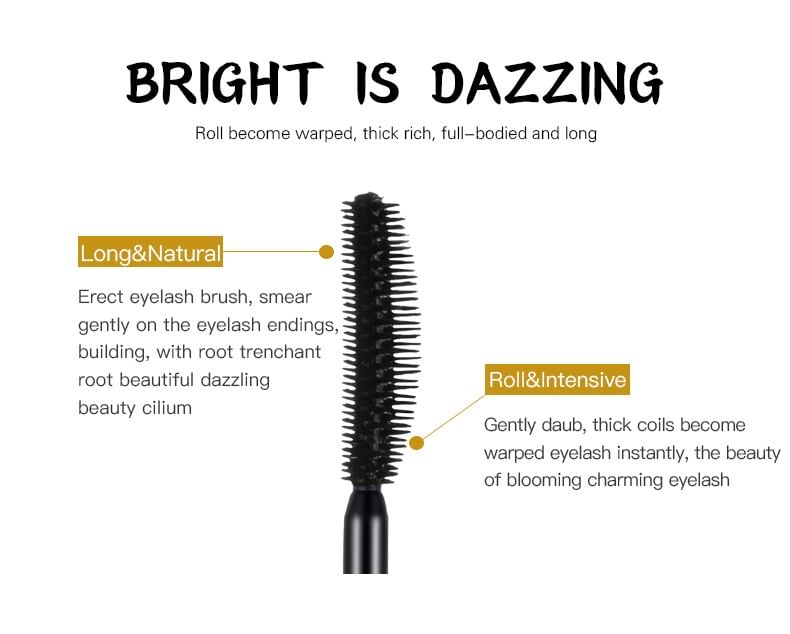 Pudaier - Mascara Rocket, #01 Black - 8ml, 25 g, 6931904212326