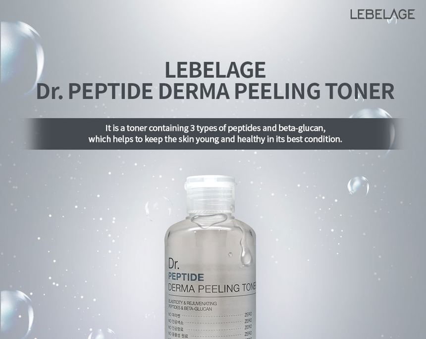 LEBELAGE - Dr. Peptide Derma Peeling Toner, 310ml, 350 g, 8809445616669