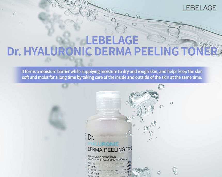 LEBELAGE - Dr. Hyaluronic Derma Peeling Toner, 310ml, 350 g, 8809445616676