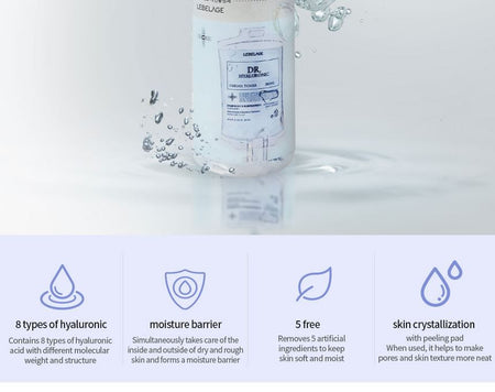 LEBELAGE - Dr. Hyaluronic Derma Peeling Toner, 310ml, 350 g, 8809445616676