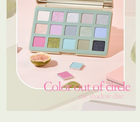 GOGO TALES - 15 Colors Eye Palette - Macaron, #G01 Macaron - 24g, 188 g, 6955416233587