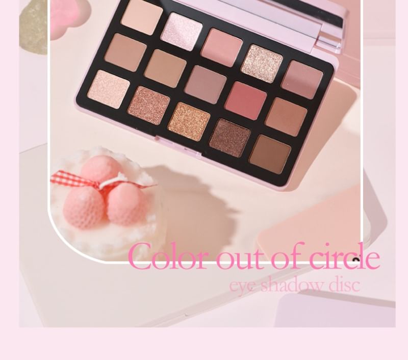 GOGO TALES - 15 Colors Eye Palette - Luna Moon, #G02 Luna Moon - 24g, 186 g, 6955416233594